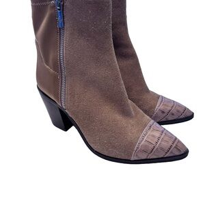 NEW! Donald Pliner Women's Waldon Leather Bootie Caramel Size 6